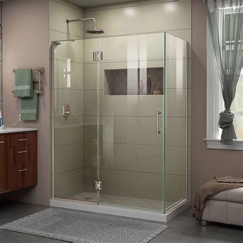 Dreamline Unidoor X 48 38 Inch X 34 Inch X 72 Inch Frameless Hinged Shower Enclosure In B