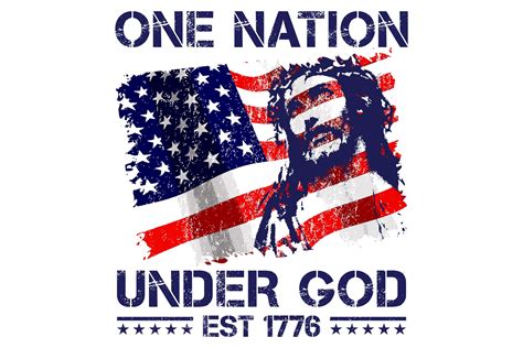 One Nation Under God Est 1776 Png Graphic By Trach Sublimation