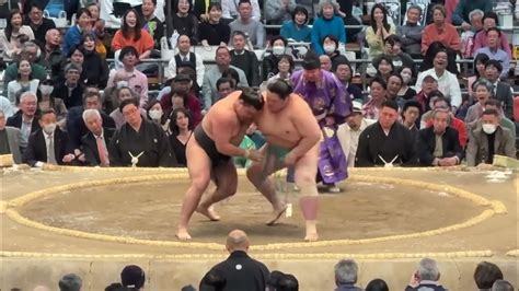 Kirishima Vs Kotonowaka【sumo】 Mar 2024 Final Day 霧島 Vs 琴ノ若【大相撲令和6年3月場所