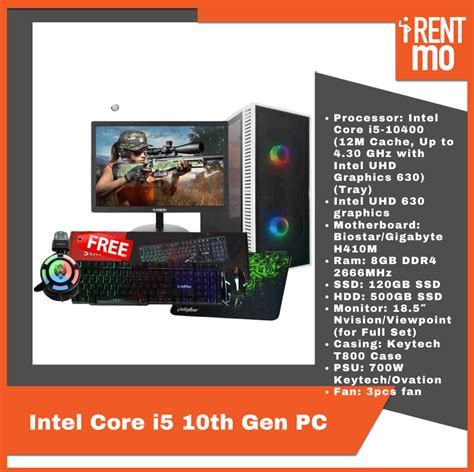 Intel Core i5 10th Gen PC - Buy, Rent, Pay in Installments