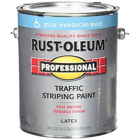 Rust Oleum Professional Gallon Blue Traffic Striping Paint Tool Souk