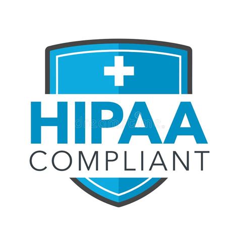 Graphique D Ic Ne De Conformit Avec Le Symbole Hipaa M Dical Isol E