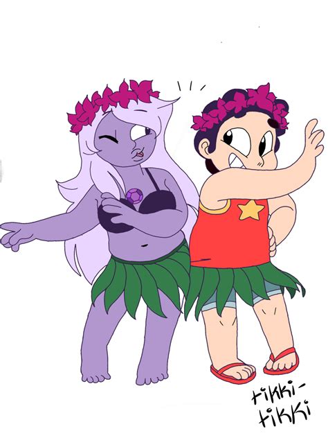 Steven Universe Steven And Amethyst Kiss