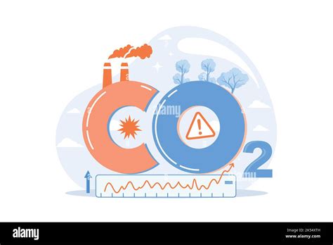 Atmósfera Con Altos Niveles De Dióxido De Carbono Co2 Las Emisiones Industriales Afectan A Los