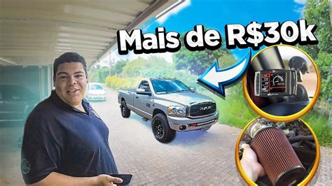 QUANTO JA GASTEI DE ACESSÓRIOS NO MEU PROJECTCAR DODGE RAM Felipe