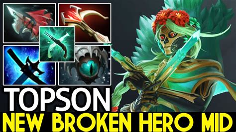 Topson Muerta New Broken Hero Mid Unreal Damage Dota Youtube