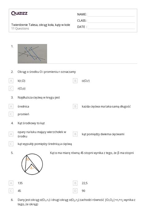 Ponad Okr Gi Arkuszy Roboczych Dla Klasa W Quizizz Darmowe I Do