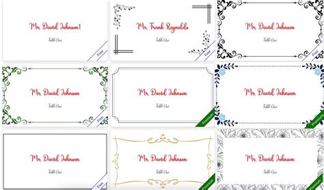 Printable Place Card Template Free Easy Printable Place Card