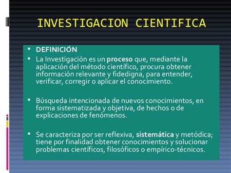 Investigacion Cientifica