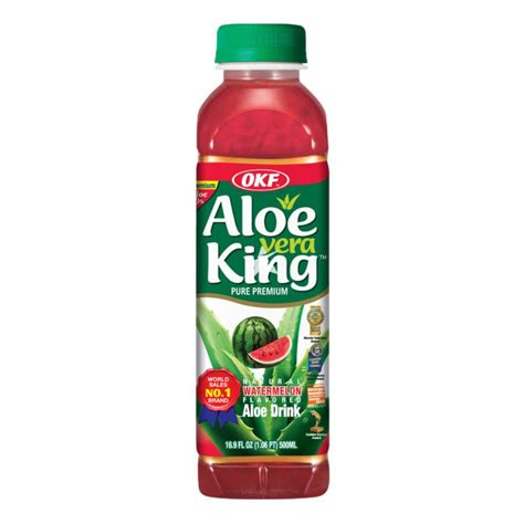 Buy Okf Aloe Vera King Watermelon Flavoured Aloe Drink 500ml Korean