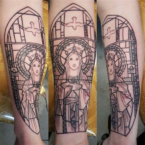 Striking Stained Glass Tattoo Ideas That Will Blow Your Mind