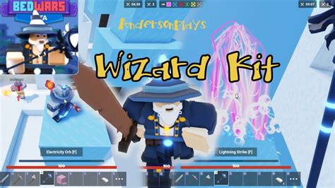 Andersonplays Roblox Bedwars 🧙‍♂️ Wizard Kit New Wizard Kit Update Youtube