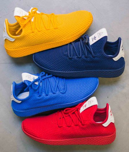 Pharrell X Adidas Tennis Hu Solids Pack Releases