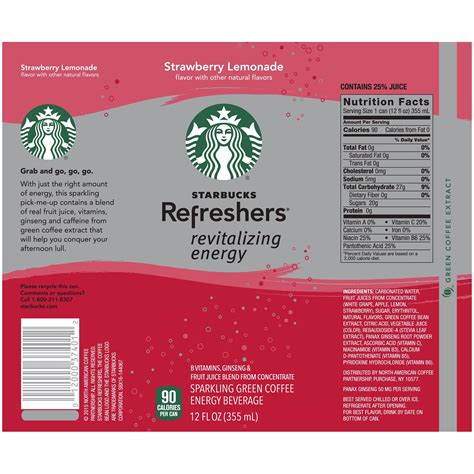Starbucks Food Nutrition 7