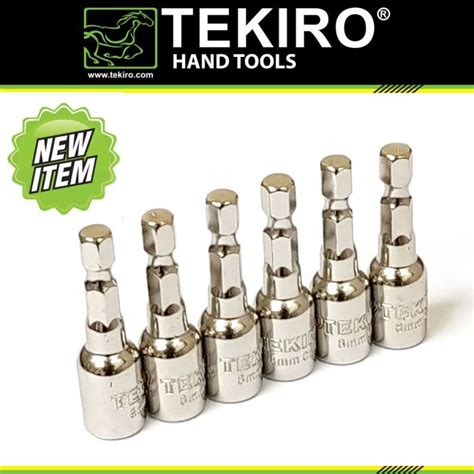 Jual TEKIRO Magnetic Hex Nut Set 8 X 65mm Mata Roofing Sock Bor 8x65