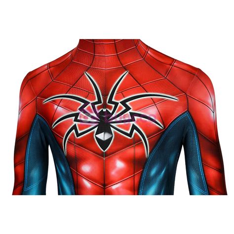 Spider Armor Mk Iv Cosplay Costume Spandex Printed Spider Man Cosplay Suit