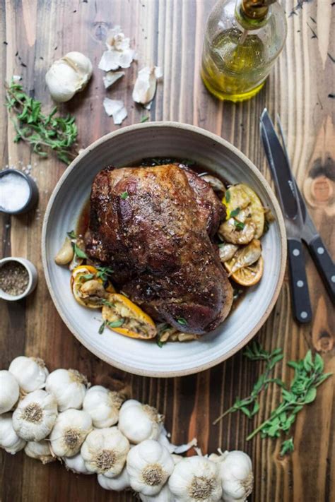 Slow Roasted Boneless Leg Of Lamb Chez Us