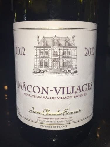 Jean Claude Fromont M Con Villages Vivino Us