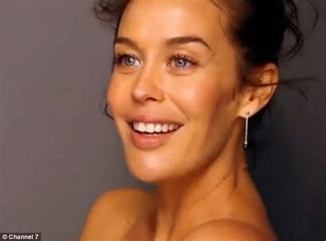 Megan Gale Nervous Behind The Scenes Of Marie Claire Nude Pregnancy