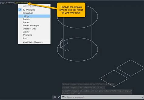 How To Extrude In Autocad 3d Modelling Surveyor Insider