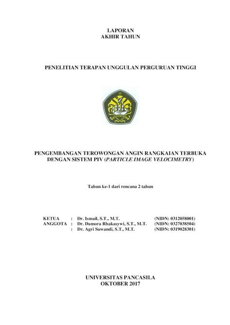 PDF LAPORAN AKHIR TAHUN PENELITIAN TERAPAN UNGGULAN Magisterhukum