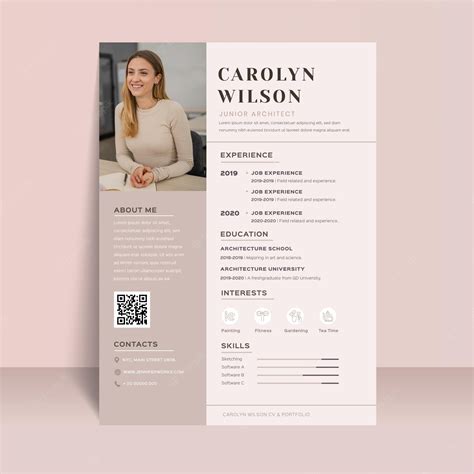 Detail Elegant Cv Word Template Koleksi Nomer 38