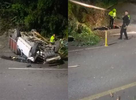 Tras Robarse Un Carro En La Uni N Ladrones Se Accidentaron En Las