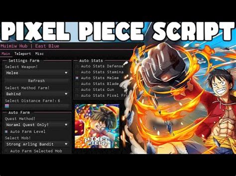 NEW Pixel Piece Script Hack FAST Auto Farm Bring Fruits