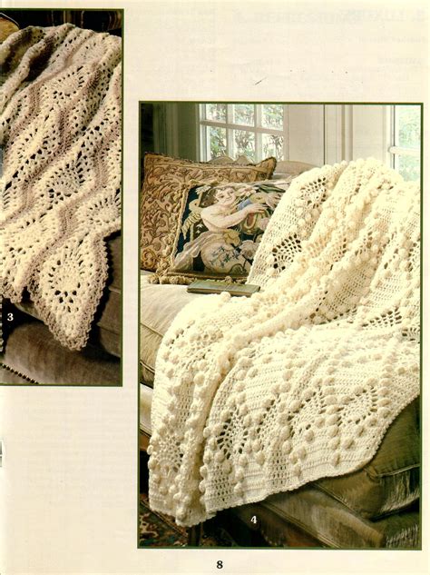 Pineapple Afghans Crochet Patterns 1999 Etsy