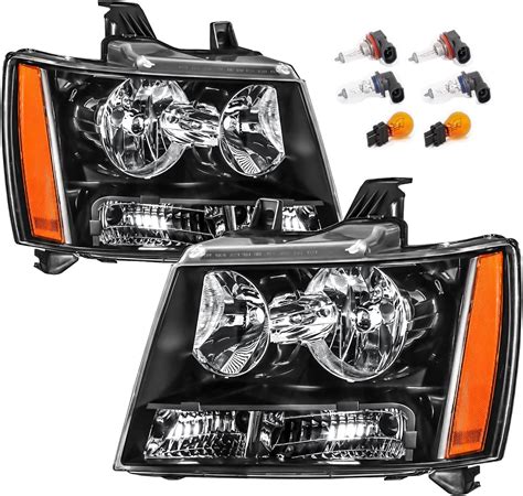 Amazon TRIBLE SIX 2pcs Set Headlight Assembly Headlamp Replacement