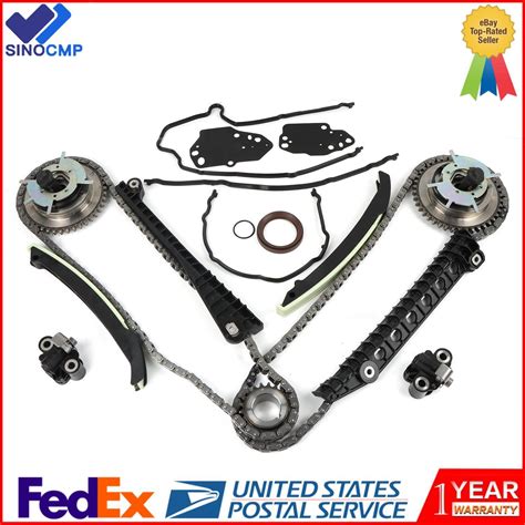 Timing Chain Kit Cam Phasers Vvt Valves For 5 4l Triton 3v Ford F150 Lincoln Ebay