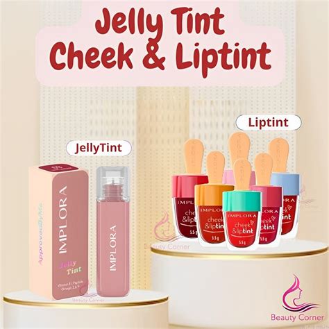 Jual Implora Cheek Lip Tint Jelly Tint Bpom Shopee Indonesia