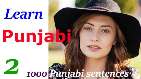 Learn Punjabi Punjabi Speaking 1000 Sentences Part 2 Punjabi In 5