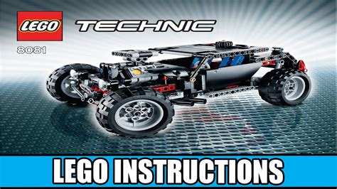 LEGO Instructions Technic 8081 Hot Rod Alternative Model B