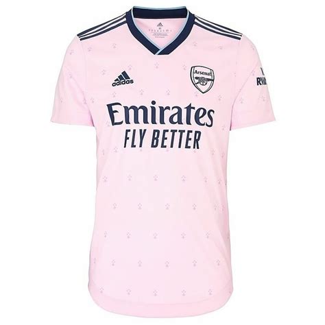 Camisa Do Arsenal Third 2223 Torcedor Adidas Masculina Rosa