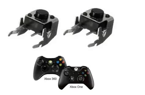 X2 Boton Pulsador Gatillo Lb Rb Compatible Con Xbox 360 One Cuotas