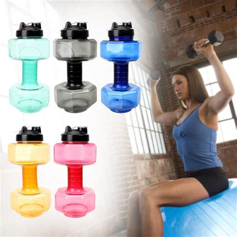 Buy Dumbbell 25l Large Capacity Water Bottle Outdoor Sports Gym Space Half