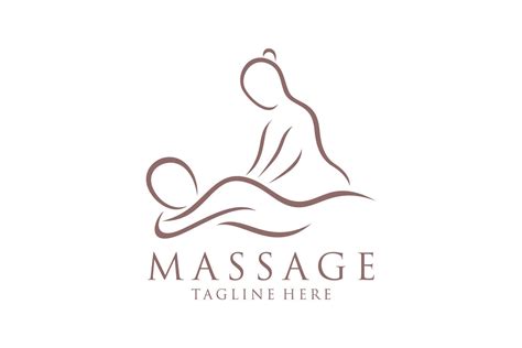 Body Massage Logo Body Spa Centre Icon Massage Parlour Spa Relax Rejenuvate Essential Oil