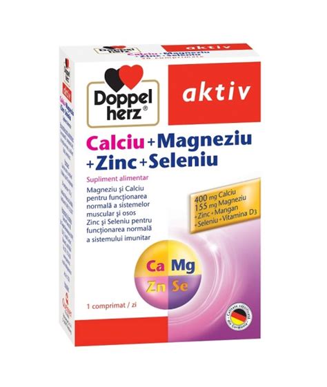 Doppelherz Aktiv Ca Mg Zn Se Capsule