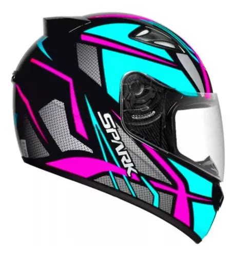 Capacete De Moto Feminino Ebf Esportivo Lançamento Parcelamento sem juros