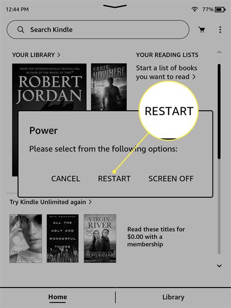 How to Restart a Kindle Paperwhite