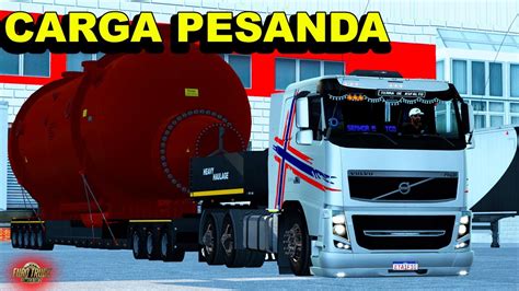 PUXANDO CARGA PESADA NA EUROPA EURO TRUCK 2 1 47 YouTube