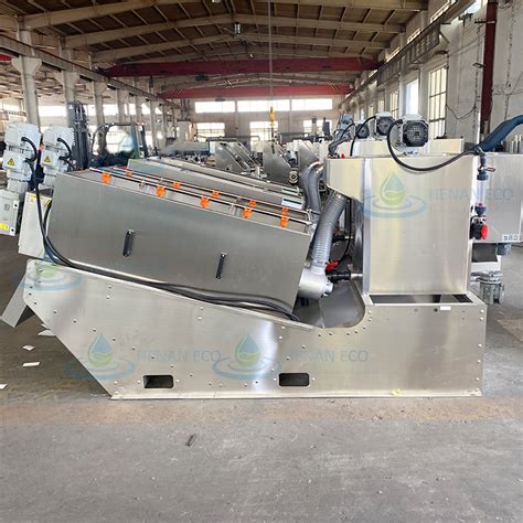 Stainless Steel Spiral Type Sludge Dewatering Sludge Dewatering Press