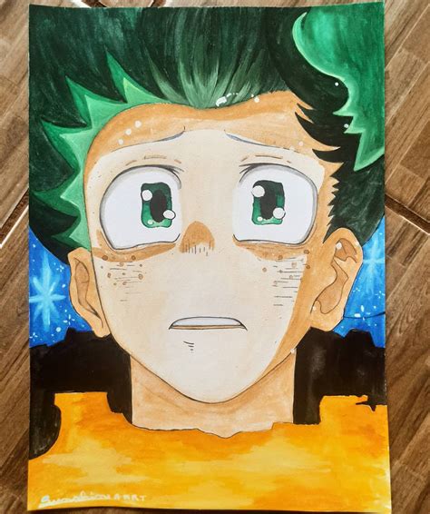 Izuku Midoriya Fan art by Sunshineart030 on DeviantArt