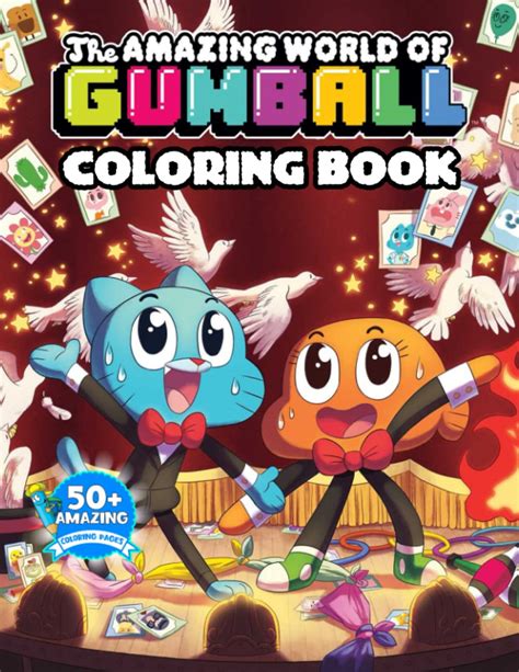 Buy The Amazing World of Gùmbãll Coloring Book 50 One Sided Colouring