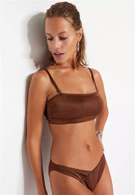 Buy Trendyol Strapless Bikini Top Online Zalora Malaysia