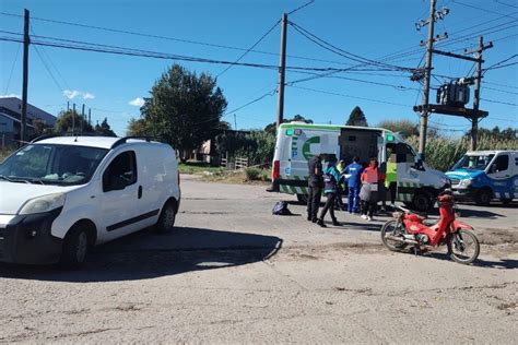 Motociclista Internada Con Politraumatismos Tras Chocar Con Una