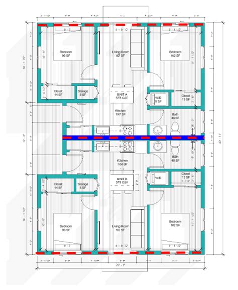 1 Bed Adu In Berkeley Marina Duplex Adu Plan Duplex Plans Duplex