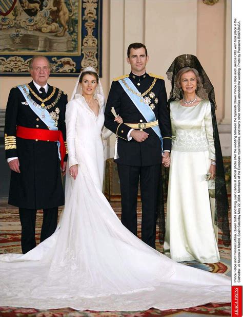 Mariage De Letizia Et Felipe Despagne Robes De Mariée Royales Lady