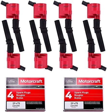 Mas Set Of Ignition Coil Pack Dg Pcs Motorcraft Spark Plug